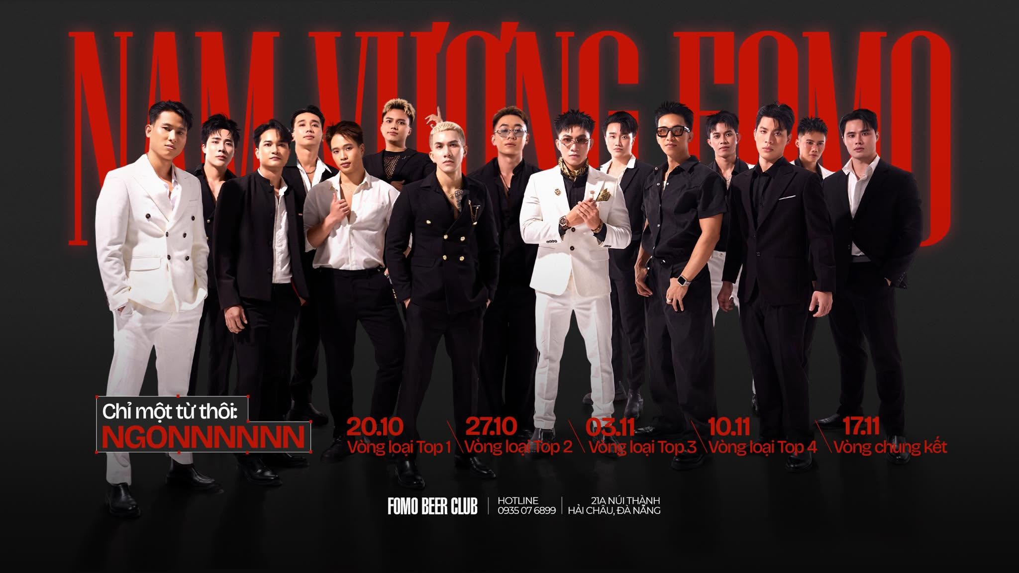 Sân khấu đêm thi Nam Vương tại FOMO